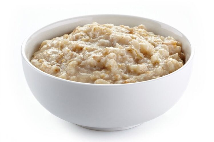 oatmeal porridge astean pisua galtzeko 7 kg